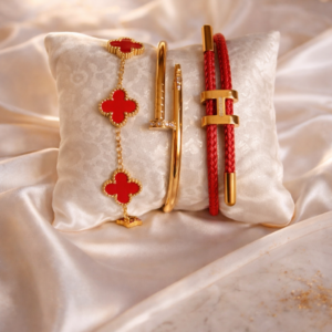 Pack 3 bracelets - CLOU - Acier inoxydable